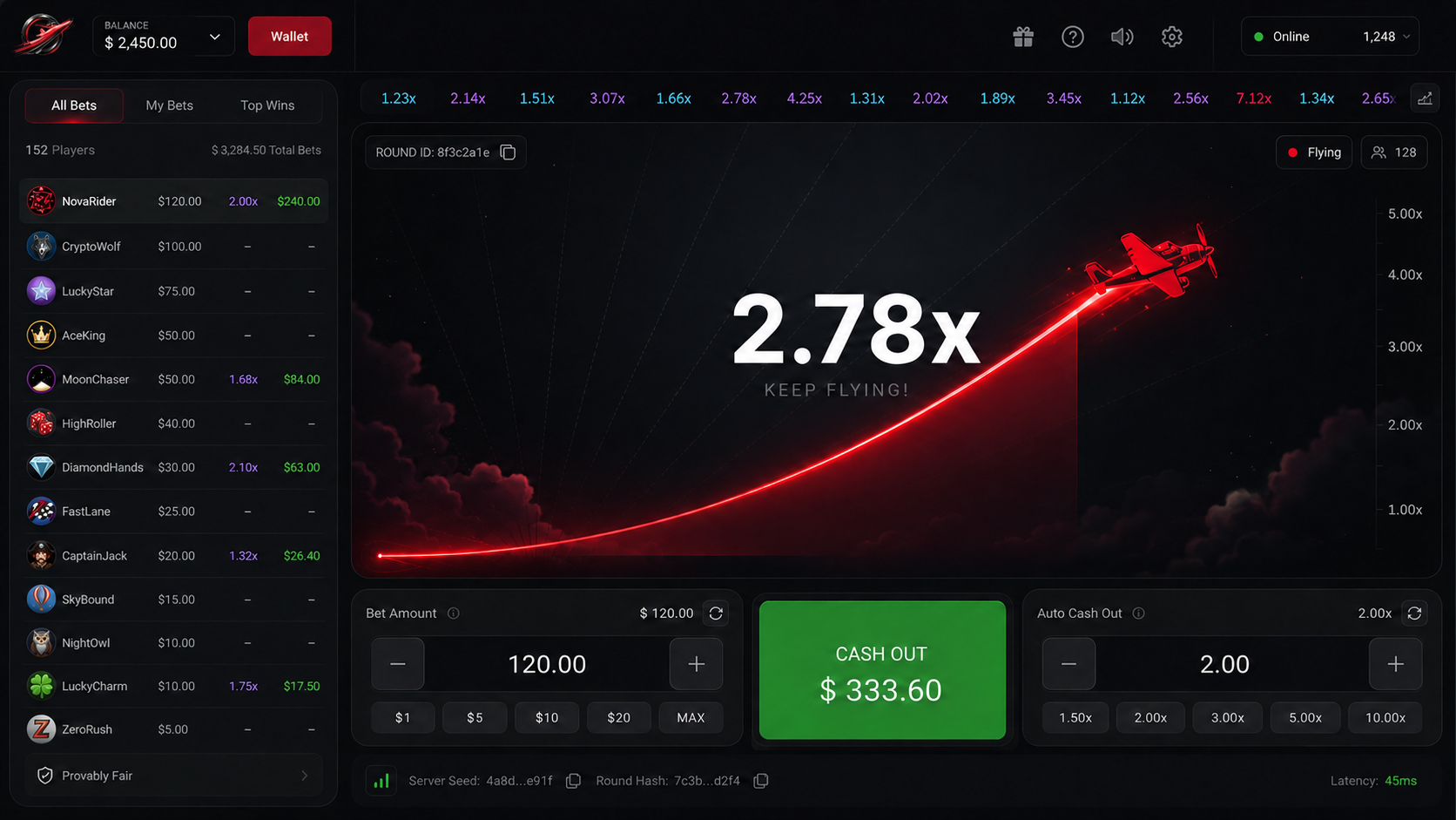 Aviator multiplier climbing before cash out